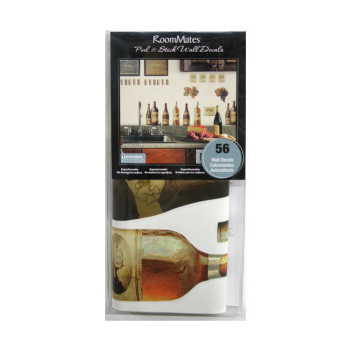 Fleur De Lis Living 56 Piece Wine Tasting Wall Decal & Reviews Wayfair